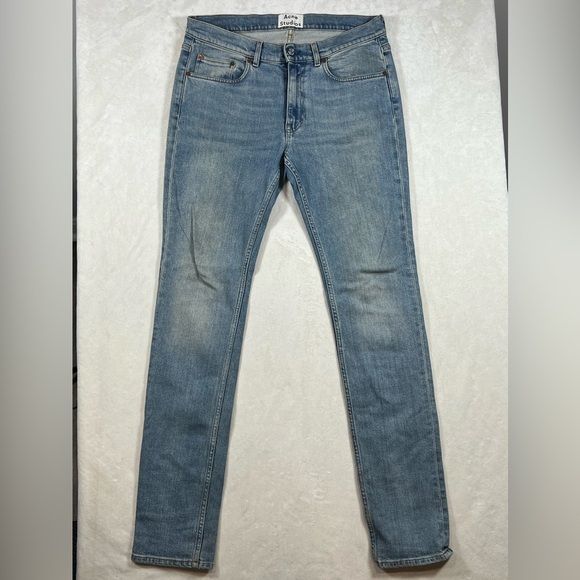 ACNE Studio 34W 34L Vintage Retro Ace Dirty Leg Classic Denim Jeans EUc - Picture 1 of 12